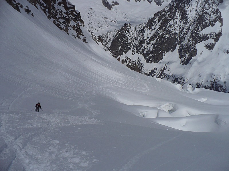 Glacier du Mont Mallet : une descente d'anthologie !