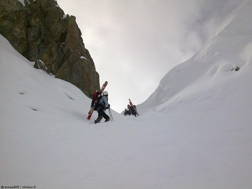 Petit Davin : Arrivée au sommet