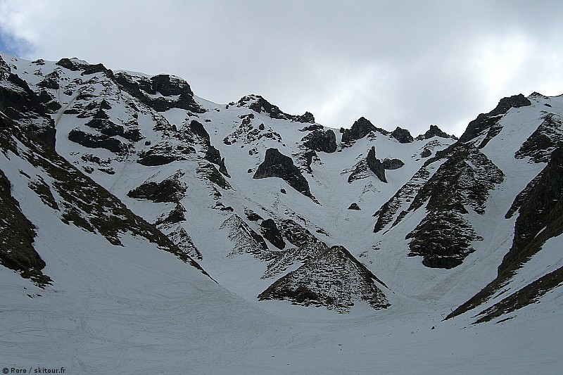 Val d'Enfer : Un passage avec de nombreuses pierres à mi parcours.