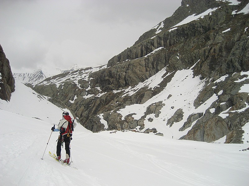 Col des Miage : Un passage skiable avant le Mauvais Pas