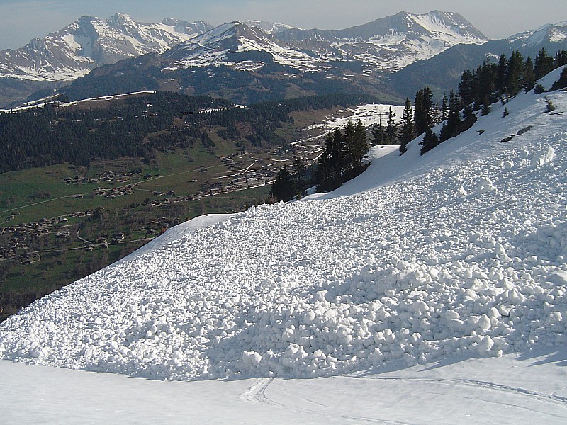 Avalanche !... : Impressionnant !...
