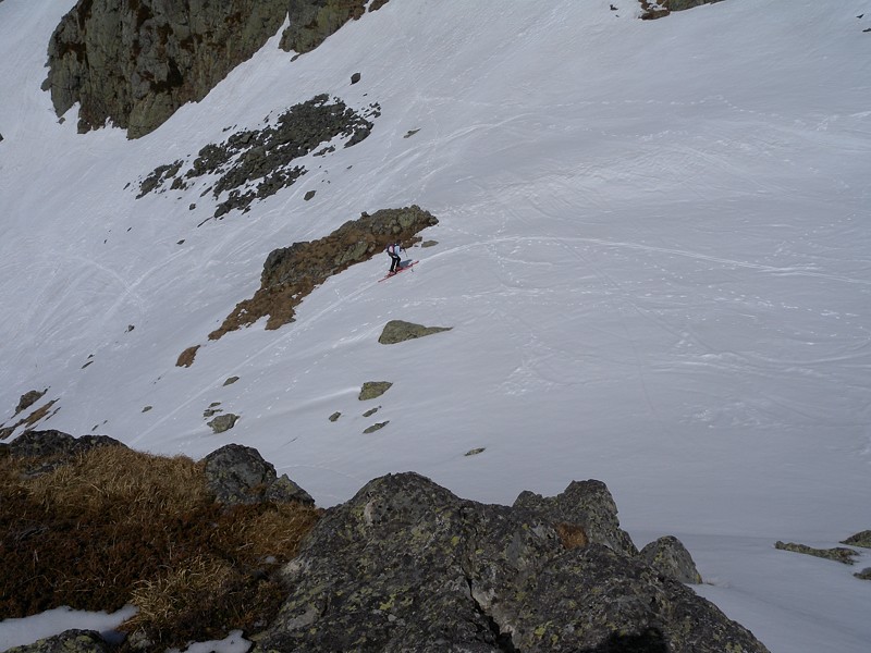 Col de l'Aigleton : Arrivée au col