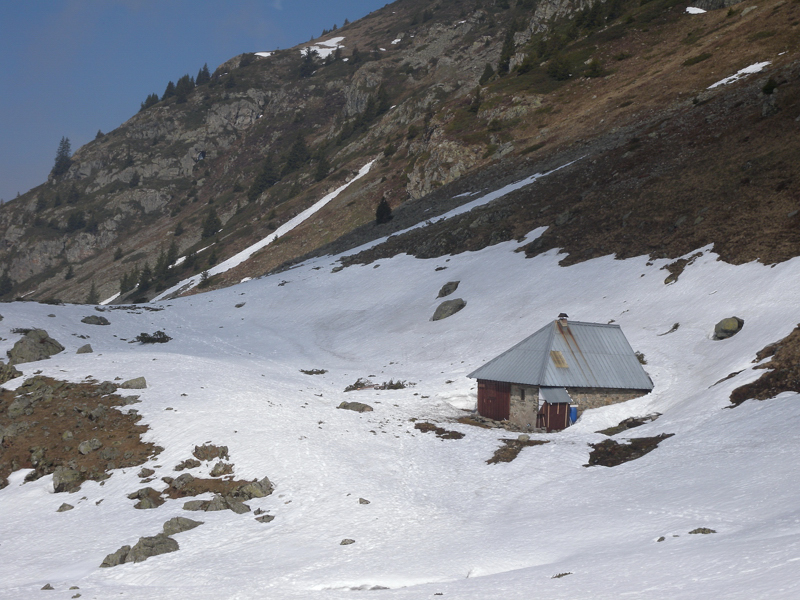 Habert d'Aiguebelle : Enneigement au habert.