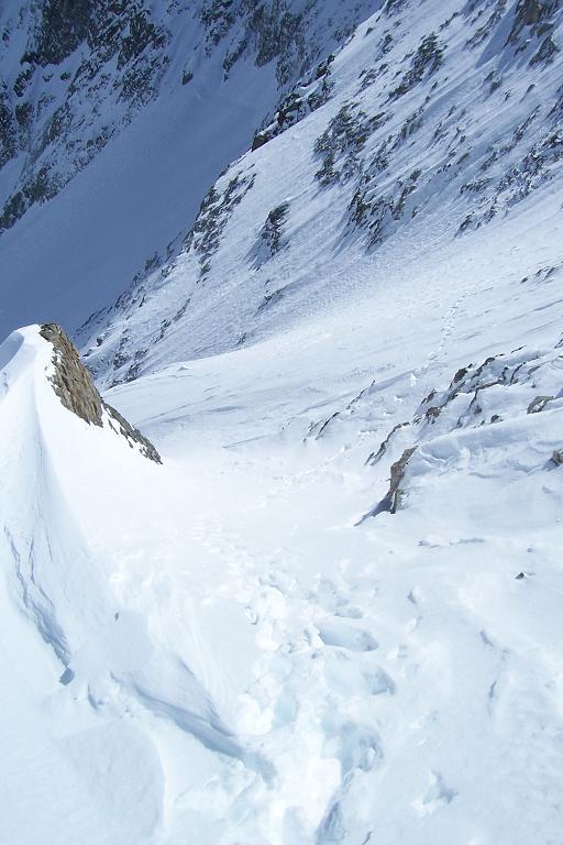 Descente : Coup d'œil vers le bas