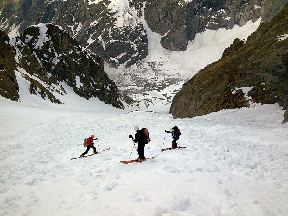 Combe du Riou : Montée galère