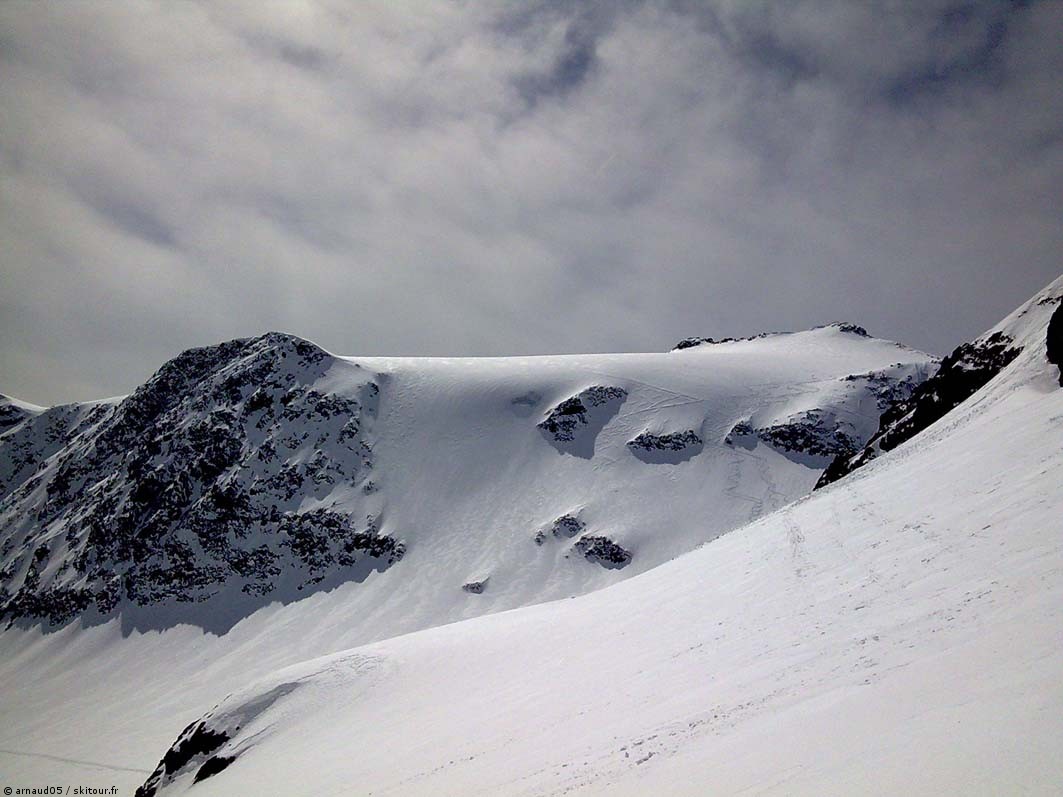 Glacier de Monêtier : Descente du glacier