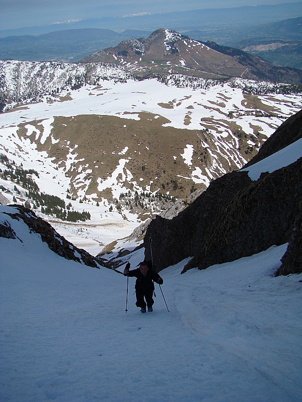 Col du midi : Arrivée sous la muraille