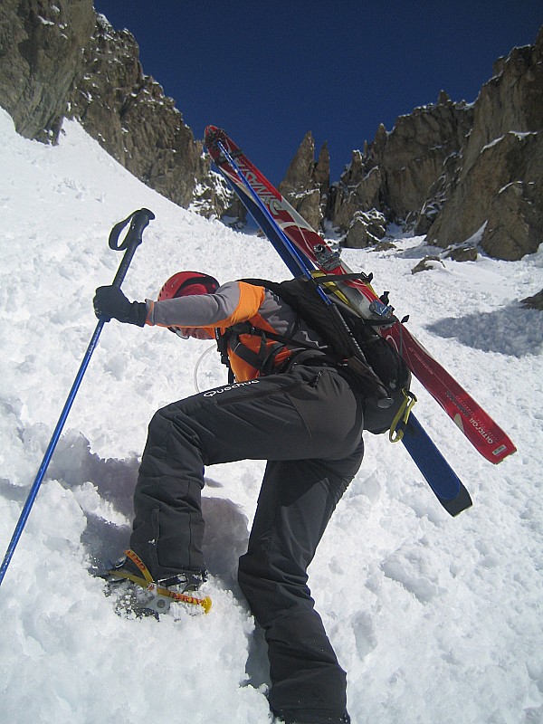 Flambeau des Ecrins : brasse coulée , il est temps de remettre les skis