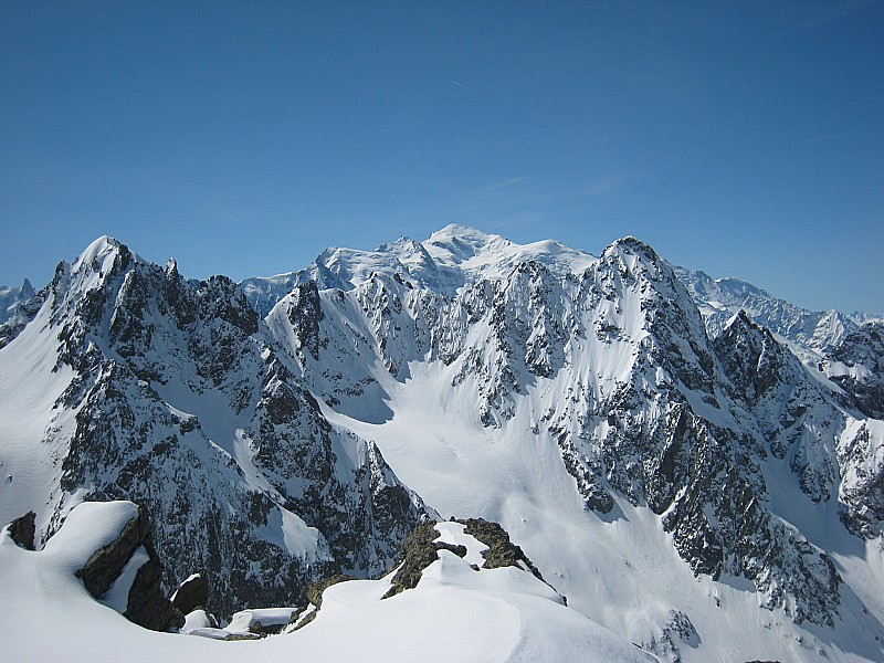 Mont blanc etc... : En montant sur la croupe finale