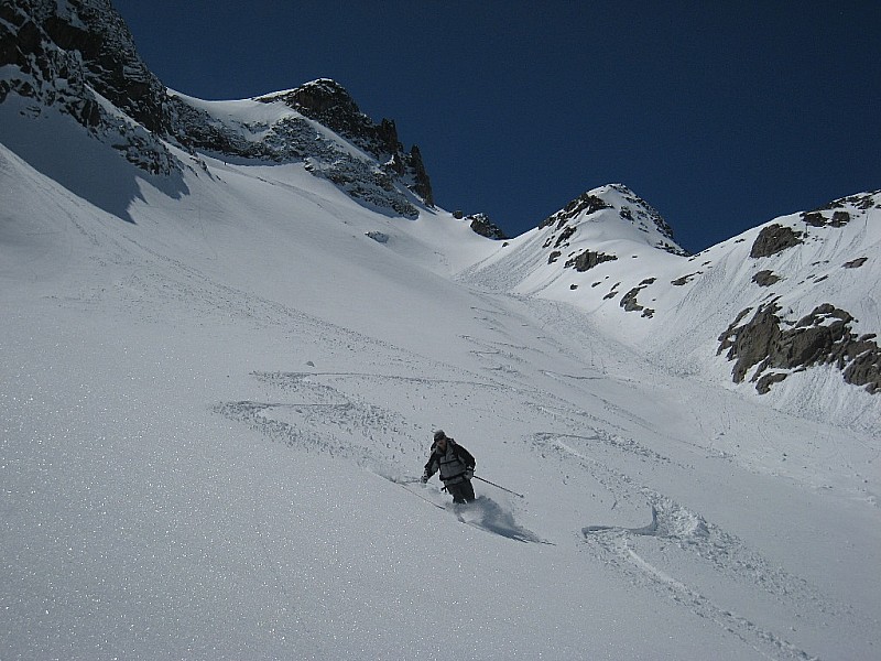 Glacier de mort : bas du glacier