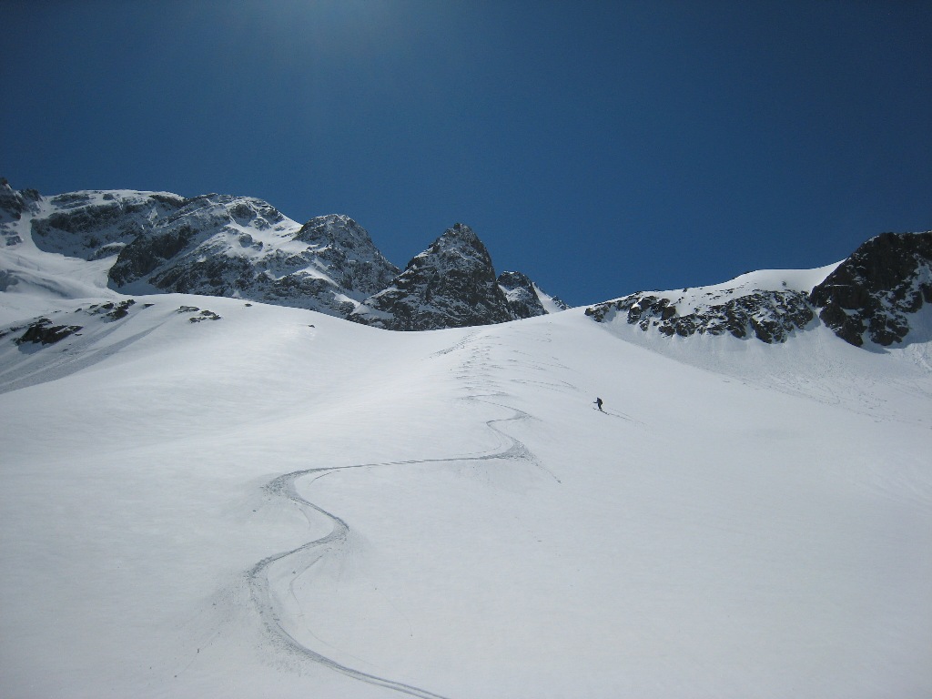 Traces : vers le refuge de Bérard.. encore bon..