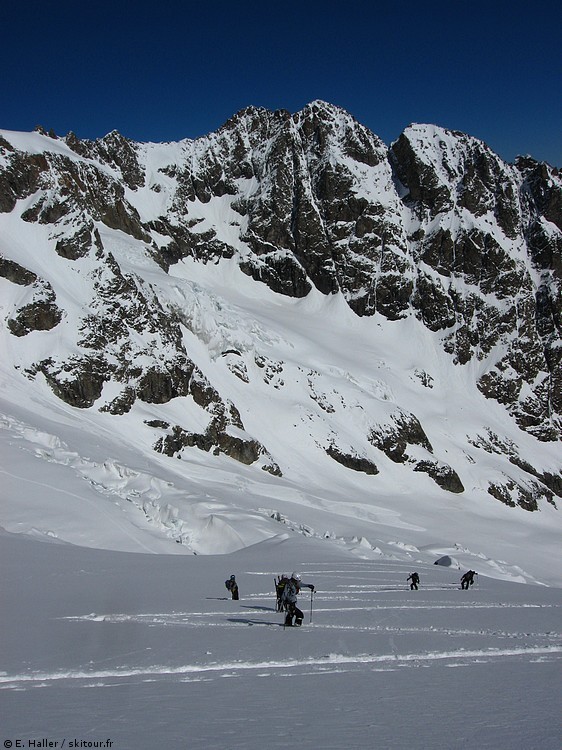 Col Claire : Glacier Supérieur du Lautaret