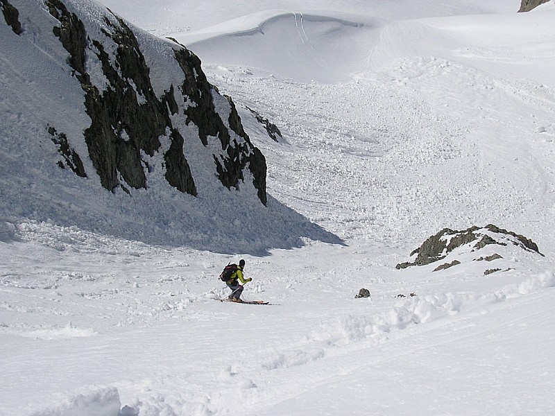 Chardon : Début de la descente, côté sud