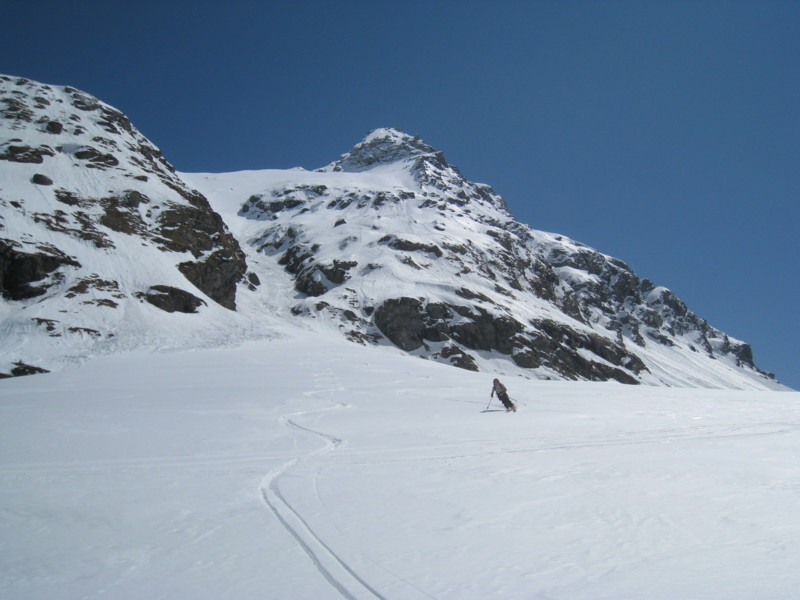 Mont d'Ambin : le goulet permettant de rejoindre le vallon