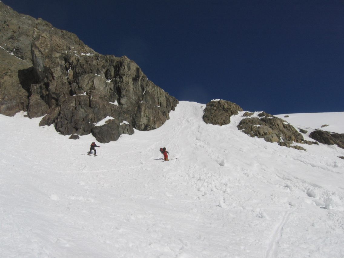 jonction : un passage entre les deux glaciers