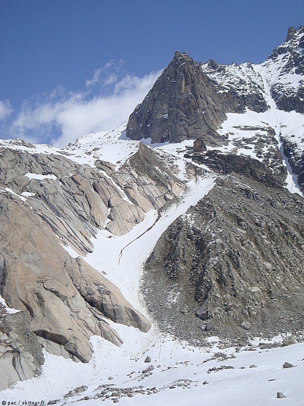 la moraine : c'est encore là que ca passe le mieux!!