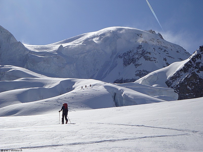sous la rimaye : c'est beau mais venté!