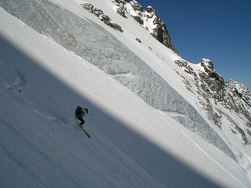 Glacier Long : Neige agréable à skier