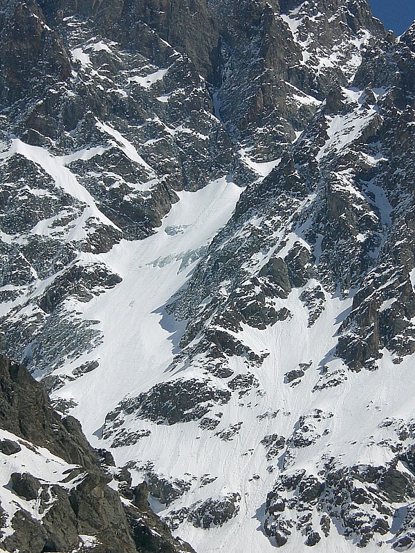 Glacier Long : Vue du Glacier Long : en très bonnes conditions
