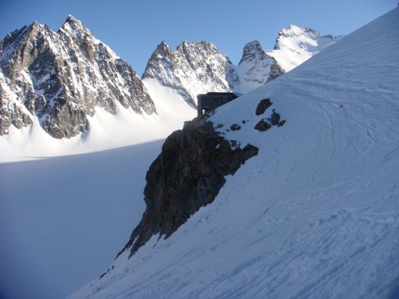 L'arrivée au refuge : des Ecrins