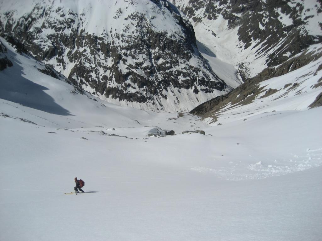 Descente : 1000 m. de grand ski - style impeccable pour Bernard