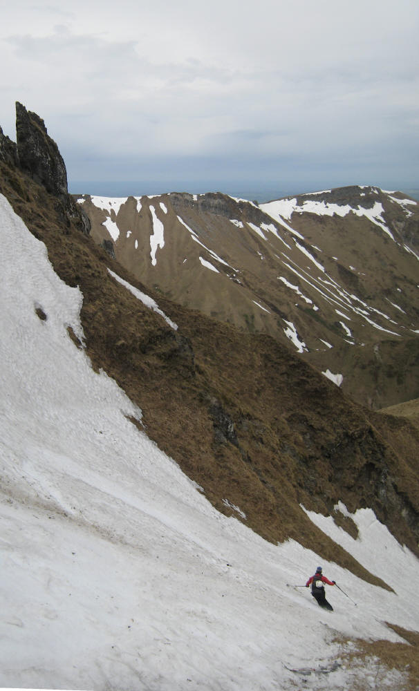 Couloir des Cabines : branche de gauche