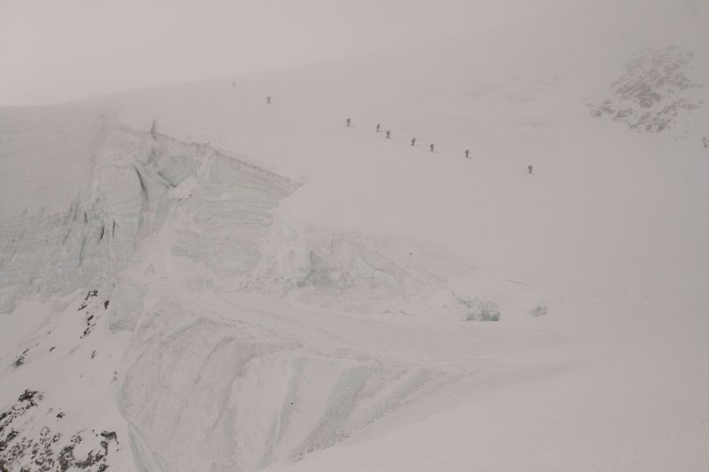 Arrivée des terrasses : de Bellavista. On préfère ce jour là être en dessous