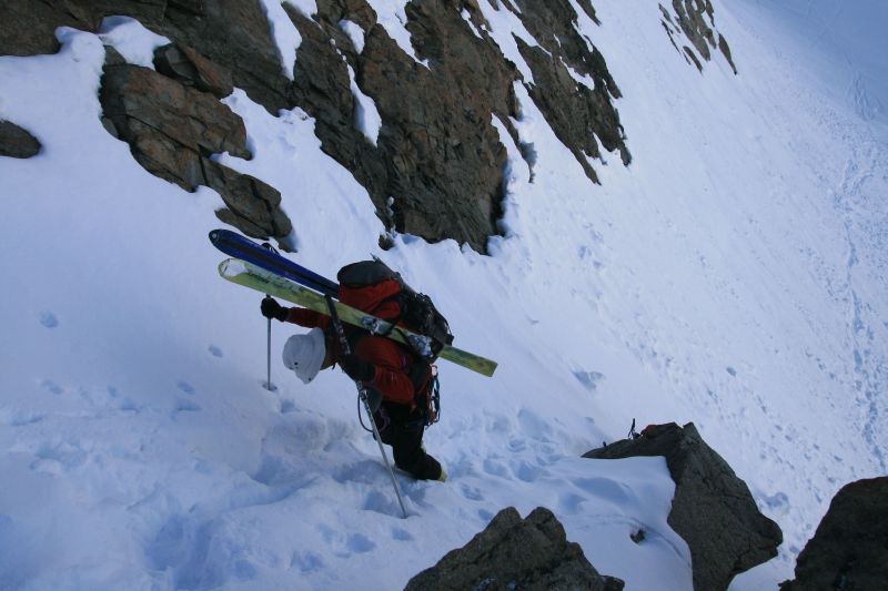 Petite descente : sous le Piz Misaun
