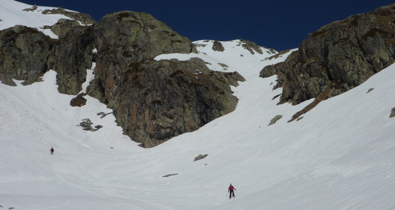 Descente du col de la Croix : ça passe encore bien