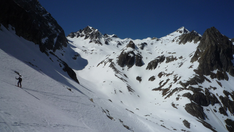 La combe Madame : Bon enneigement ici