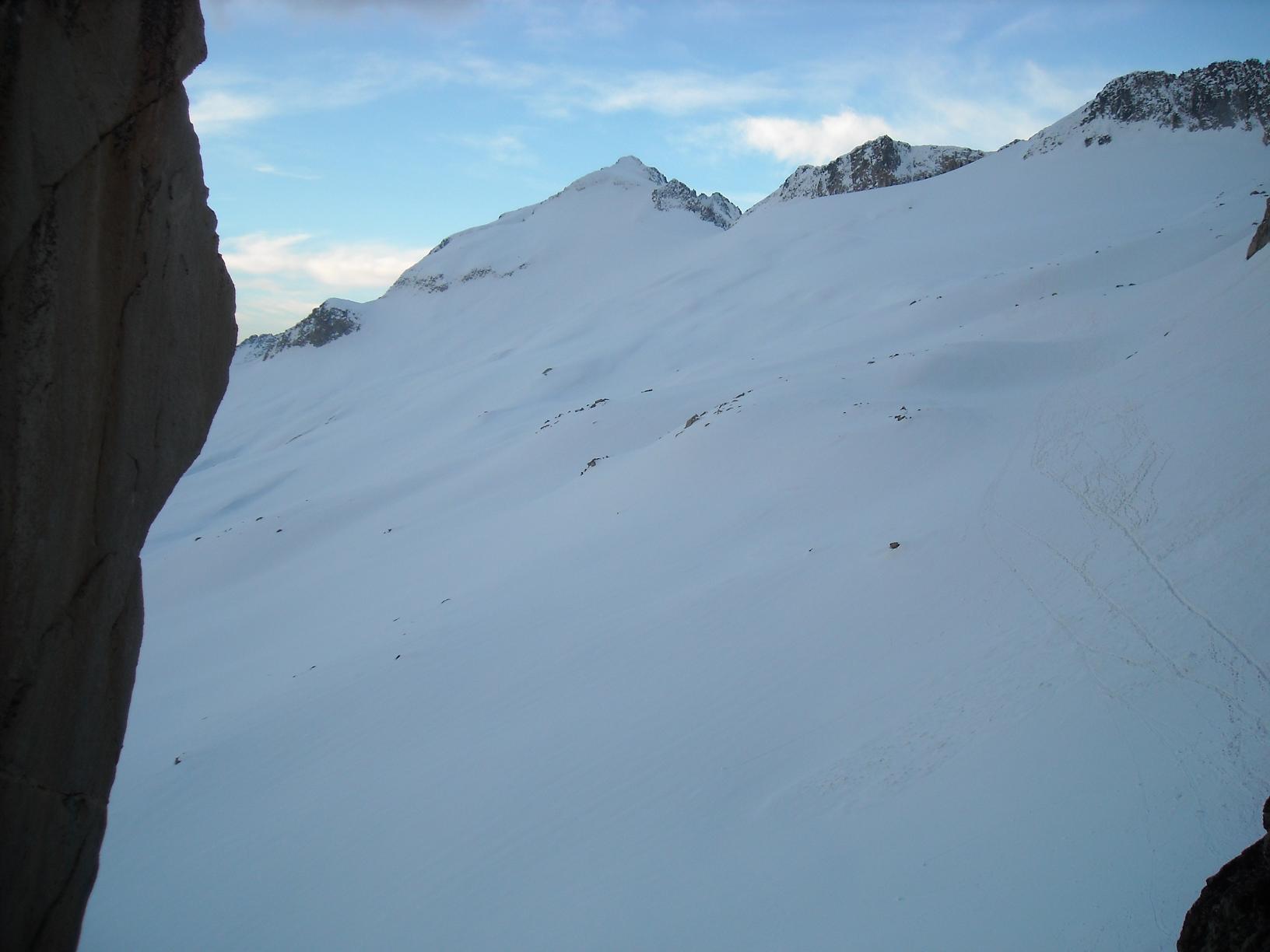 Glacier : Vue sur l'Aneto et son glacier du portillon
