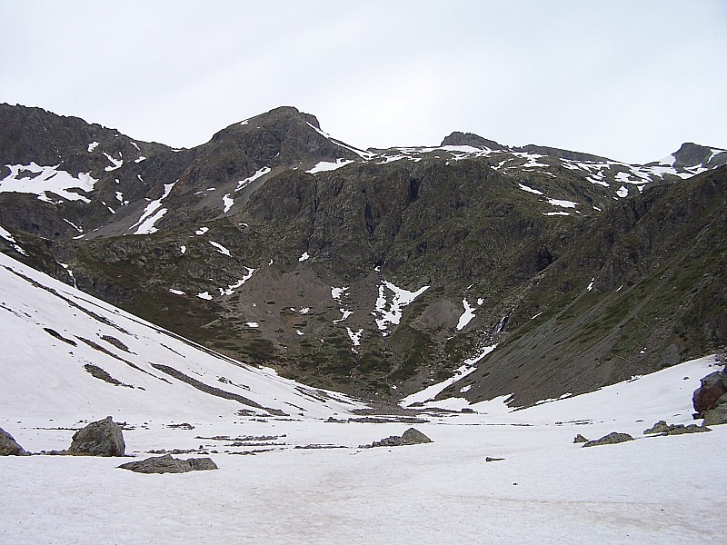 Le plateau après le verrou : Encore un peu de neige