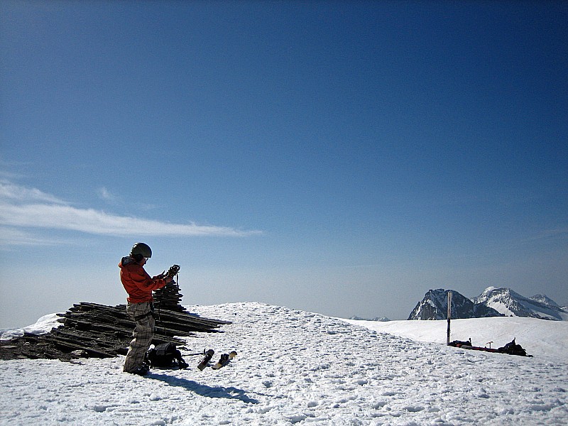 Sommet Albaron : large et plat effectivement !