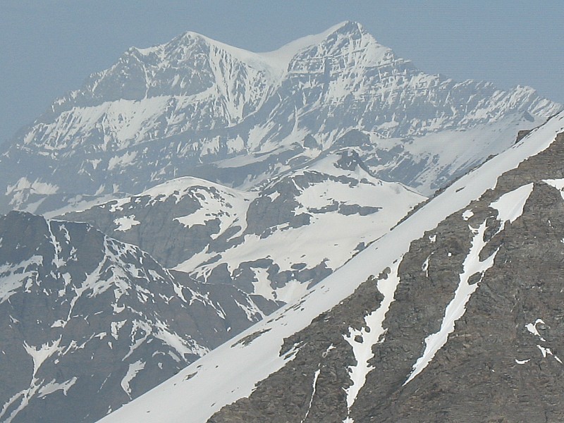 La Grande Casse : Panorama du sommet, la Grande Casse au loin