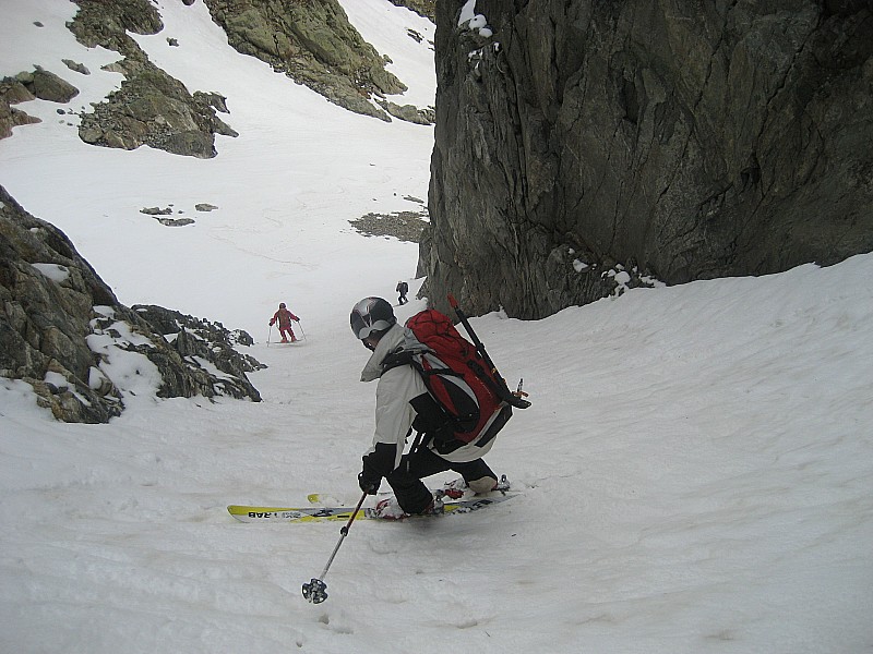 Coup de Sabre du Piniollet : Le bas du couloir
