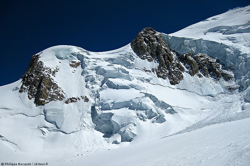 Mont Blanc : les rochers rouges