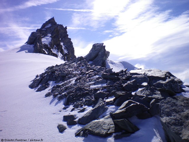 Aiguille de Polset : vent soutenu ce jour