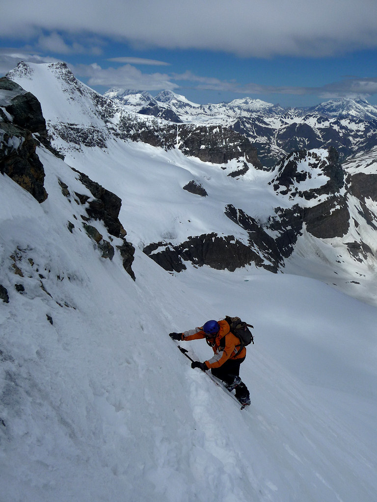 Un dernier effort : David sous le sommet.
