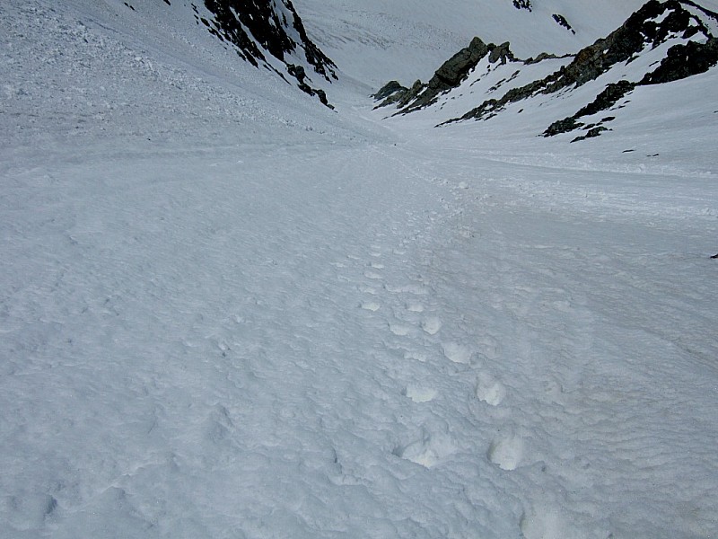 couloir Central : dans la partie supérieure du couloir