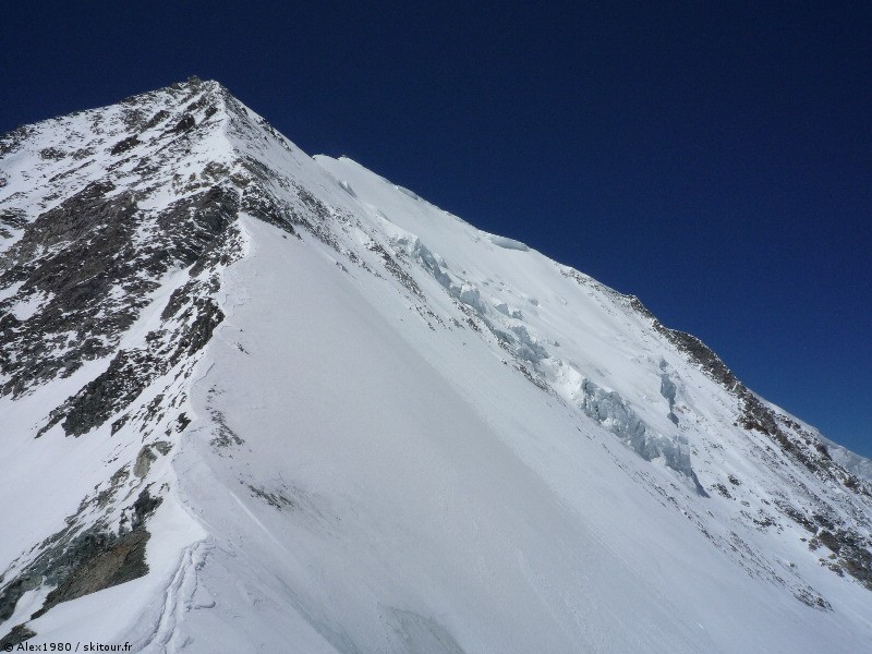 Face 3 : La face NE du Bishorn, vu du Bisjoch