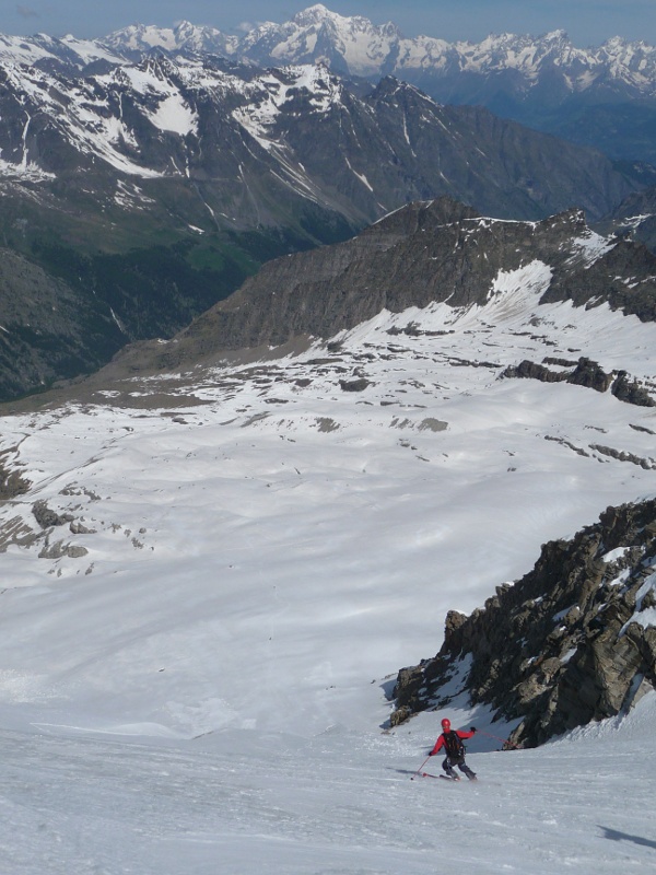 Col de Montandayné : Premiers virages sur un béton tendance glacé