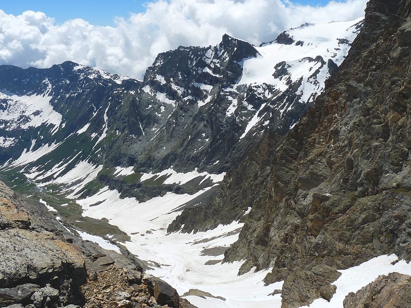 Vue du col : La vue du col, vers l'italie