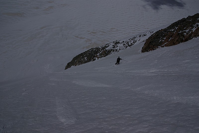 Descente de Barre Noire 3 : Vue vers le bas
