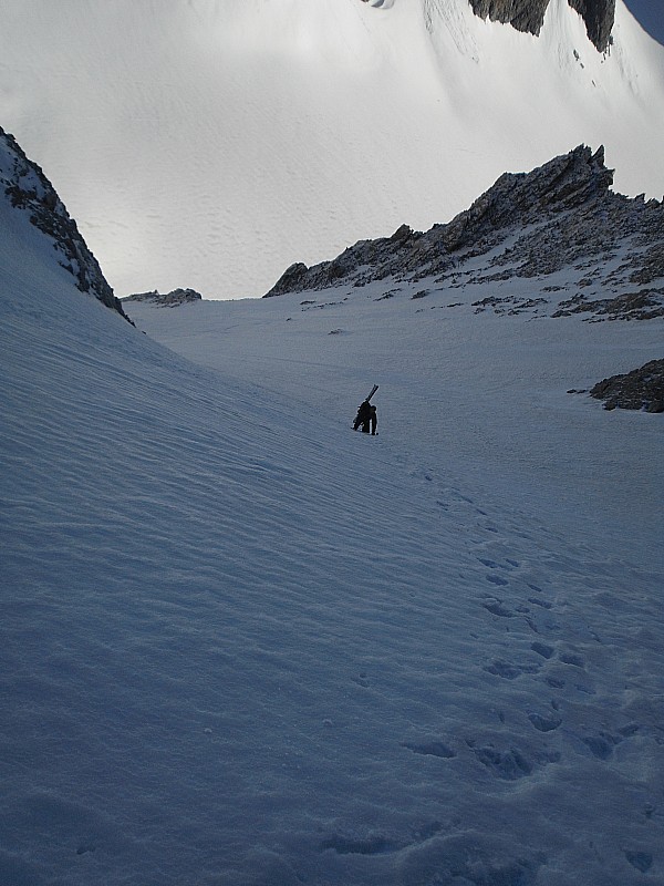 Barre Noire : Montée dans Barre Noire le matin