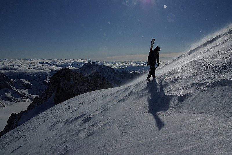 Traversée depuis la brèche : Avec beaucoup de vent...