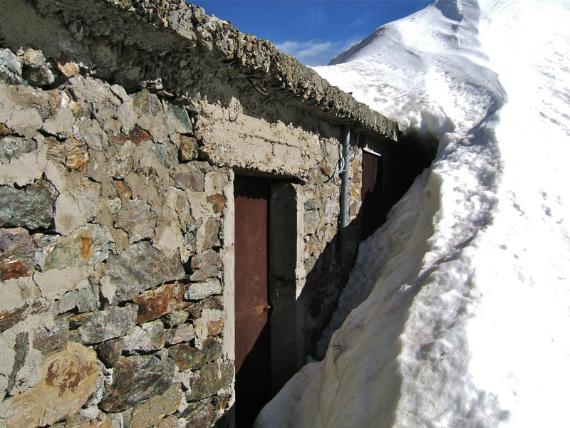 Claï Sup.et Dente del Vallone : Pas de Vens encore beaucoup de neige et pour longtemps.