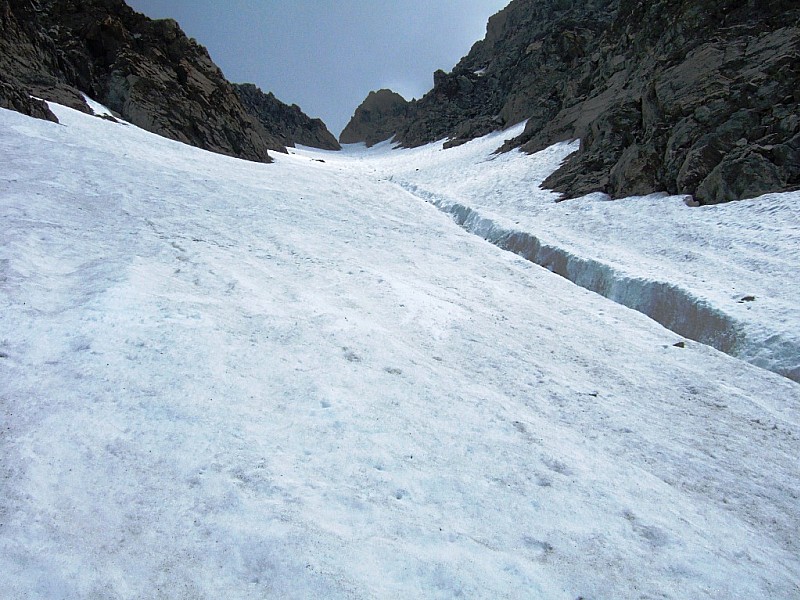 couloir W : Goulotte : pas gênante, le couloir est large.