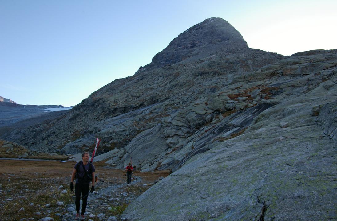 Approche sous Mt-Séti : Sur le plan des Evettes au petit matin... une température entre -5 / -10°...