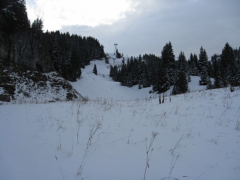 départ : peu de neige