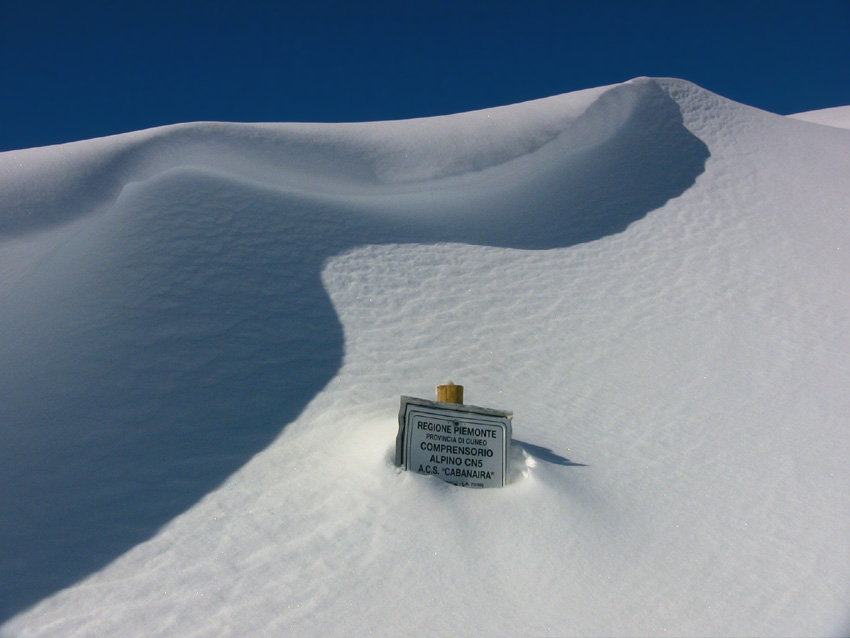 Au Colleto Campanin, grosses accumulations